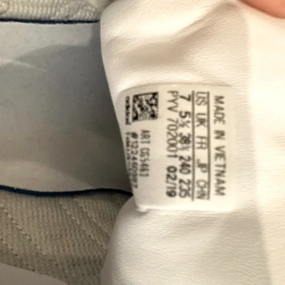 Adidas superstar shell toe white gold stripes size 7 - Picture 10 of 10